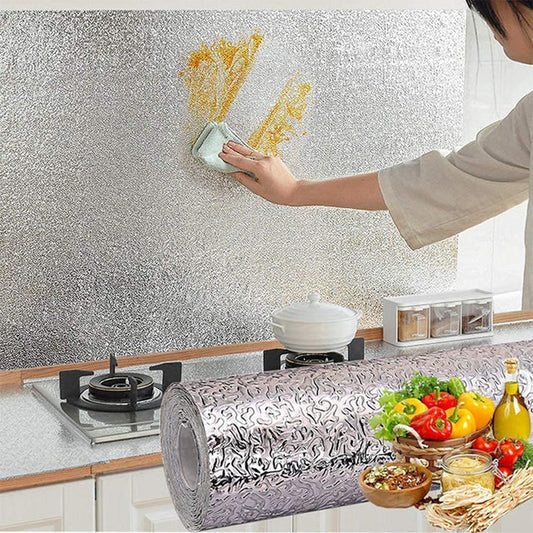 60x200 Cm Aluminium Foil Paper Silver Kitchen Sheet