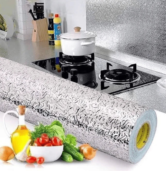 60x200 Cm Aluminium Foil Paper Silver Kitchen Sheet