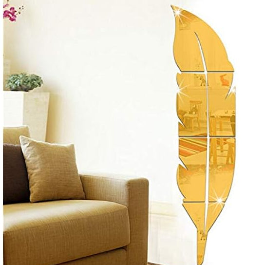 Acrylic Feather Mirror