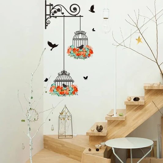 Bird Cage Sticker