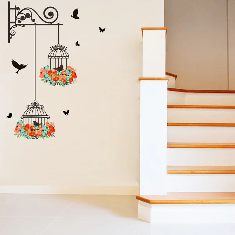 Bird Cage Sticker