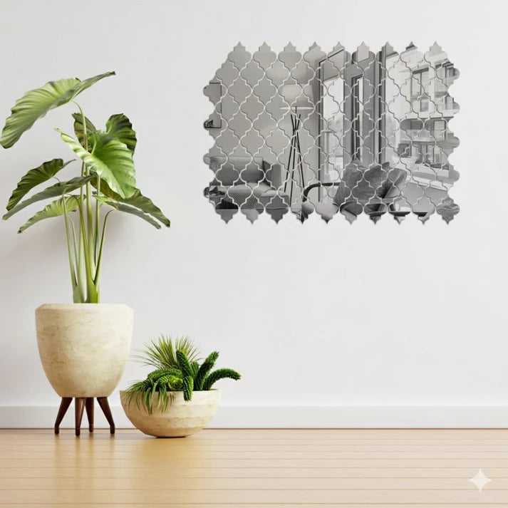 12Pcs_Acrylic_Mirror_Stickers, Home & Wall Decor