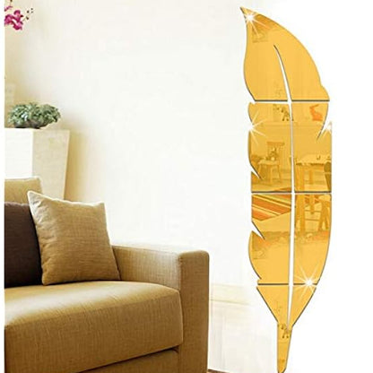 Acrylic Feather Mirror