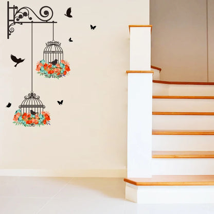 Bird Cage Sticker