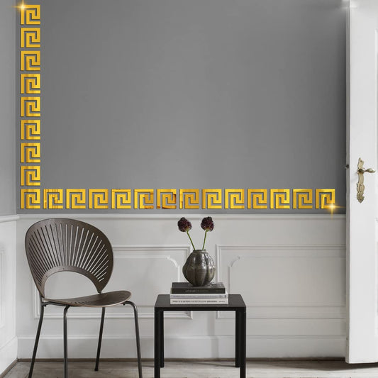 Golden Spiral Acrylic Border