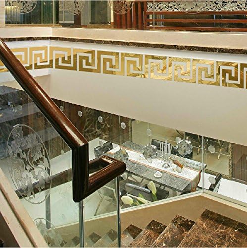 Golden Spiral Acrylic Border